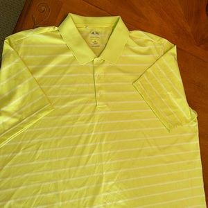 ADIDAS golf new men’s polo shirt 2XL XXL Yellow